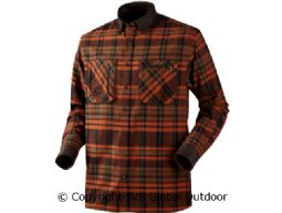 Pajala shirt Burnt orange check