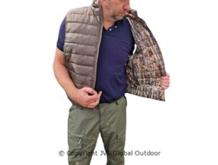 Percussion omkeerbare bodywarmer