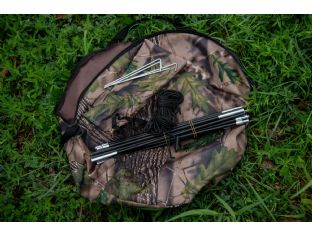 Pop-up camouflagehut Ghillie Woodland BO-66WG