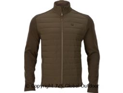 Retrieve Insulated cardigan Dark warm olive