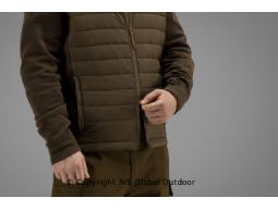 Retrieve Insulated cardigan Dark warm olive