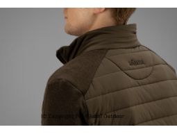 Retrieve Insulated cardigan Dark warm olive