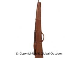 Retrieve shotgun slip in leather Cognac - 135 cm