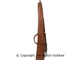 Retrieve shotgun slip in leather Cognac - 135 cm