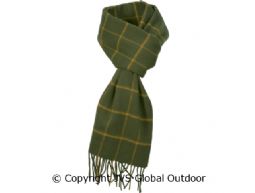 Retrieve wool scarf Green check