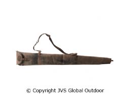 Shotgun slip in leather Shadow brown  - 135 cm