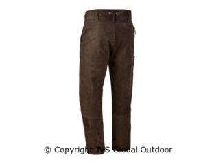 Strasbourg Leather Boot Trousers Chocolate Brown 582