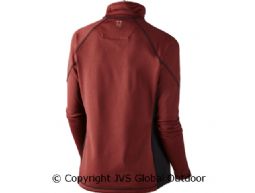 Vestmar Hybrid Lady fleece jacket Syrah red melange