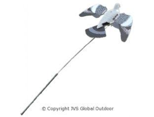 Vliegende duif met zwieper