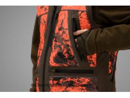 Wildboar Pro Safety waistcoat AXIS MSP®Orange Blaze/Shadow brown